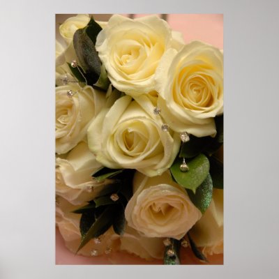 Wedding bouquet poster