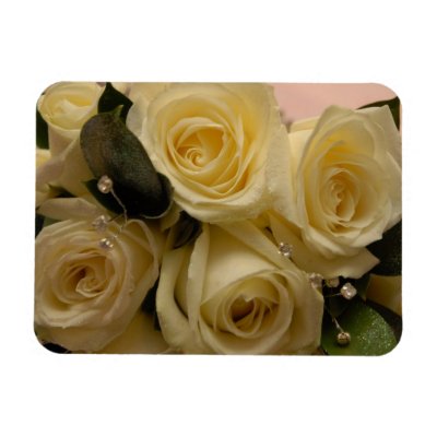 Wedding bouquet magnets