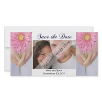 Wedding Bouquet Save the Date Photo Card photo cards