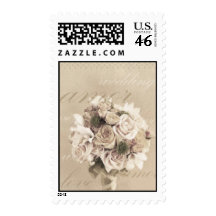 wedding bouquet stamp