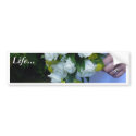 Wedding Bouquet White Roses bumper stickers by lifesphere Wedding Bouquet White Roses bumper stickers