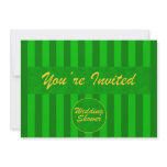 Wedding-Bridal Shower Invitation in Green