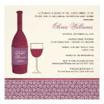 Wedding Bridal Shower | Wine Event Theme Personalized Invitations