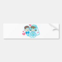 Wedding Bride 17 Bumper Stickers