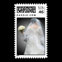 Wedding, Bride Postage stamps