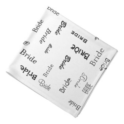 Wedding Bride White Head Kerchief