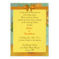 wedding, bride's parents invitation personalized announcement