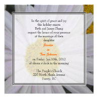 wedding, bride's parents invitation