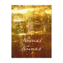 Wedding Bubbles Postcard Template