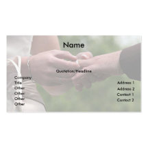 Wedding Businesses Business Card
