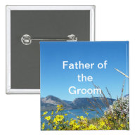 Wedding button, father of the groom/bride