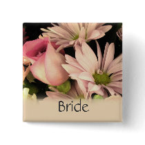 Wedding button for bride to be by perfectpostage Wedding button for bride to be