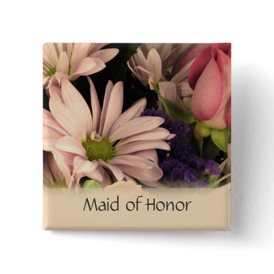 Wedding button for Maid of Honor