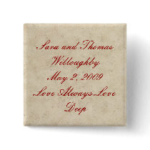 Wedding Buttons - Love Always Love Deep by DesignsbyMel Wedding Buttons - Love Always Love Deep