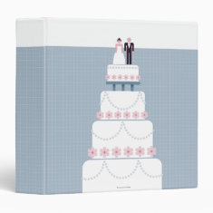 Wedding Cake 3 Ring Binders