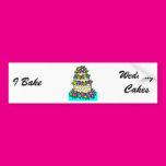 Wedding Cake Bumper Sticker