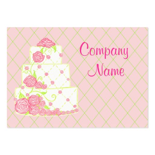 Wedding Cake Business Card (front side)