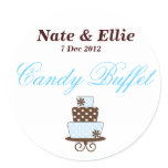 Wedding Cake Candy Buffet Sticker