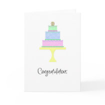 wedding cake cards