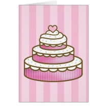 wedding cake cards
