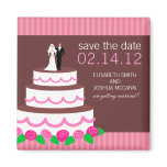 Wedding Cake Collection Save the Date Magnet