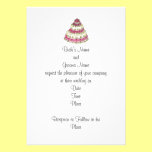 Wedding Cake Invitation invitations