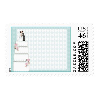 Wedding Cake Invite Stamps