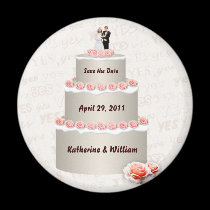 Wedding Cake magnets