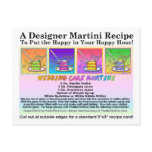 martini, cocktail, recipe, card, recipe card,