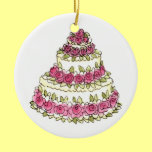 Wedding Cake Ornament ornaments