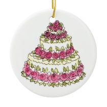 Wedding Cake Ornament