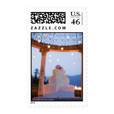 Wedding Cake Postage Stamp