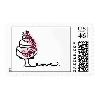 Wedding Cake Postage