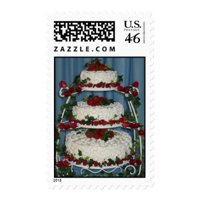 wedding cake postage