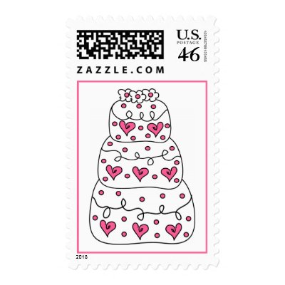 Wedding Cake Postage