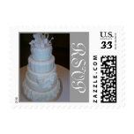 Wedding Cake postage RSVP