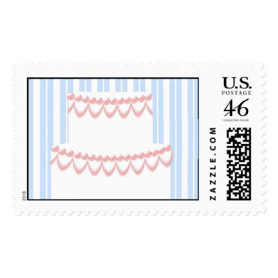 Wedding Cake Postage Stamp