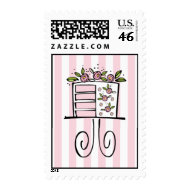 Wedding Cake Postage Stamp stamp