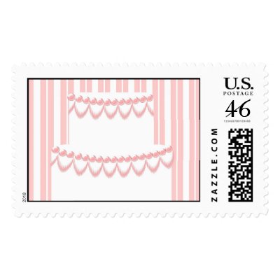 Wedding Cake Postage Stamp
