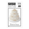 Wedding Cake Postage Stamp by frugalbride Wedding Cake Postage Stamp