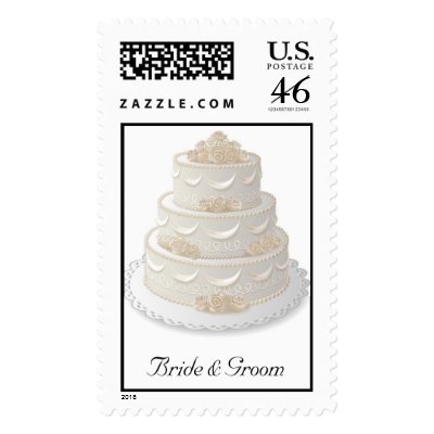 Wedding Cake Postage Stamp