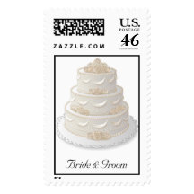Wedding Cake Postage Stamp