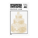 Wedding cake postage stamps