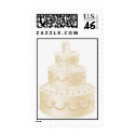 Wedding cake postage stamps by wedding_tshirts Wedding cake postage stamps