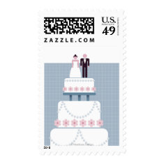 Wedding Cake Postage Stamps