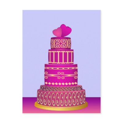 Wedding Cake Postcards
