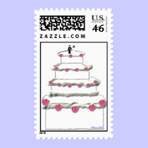 Wedding Cake Stamp 12 stamps
