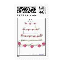 Wedding Cake Stamp 4 by PharrisArt_Greetings Wedding Cake Stamp 4