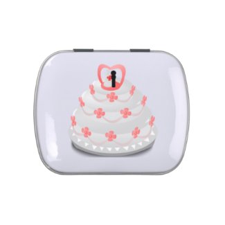 Wedding Cake Theme Jelly Belly Tin
