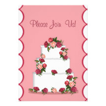 Wedding Cake Wedding Invitation